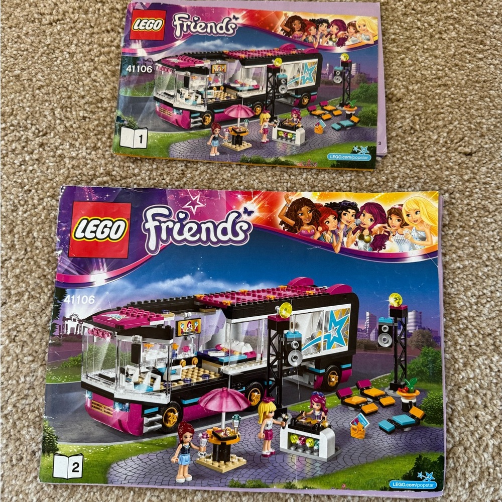 Lego friends 41106 pop star tour bus